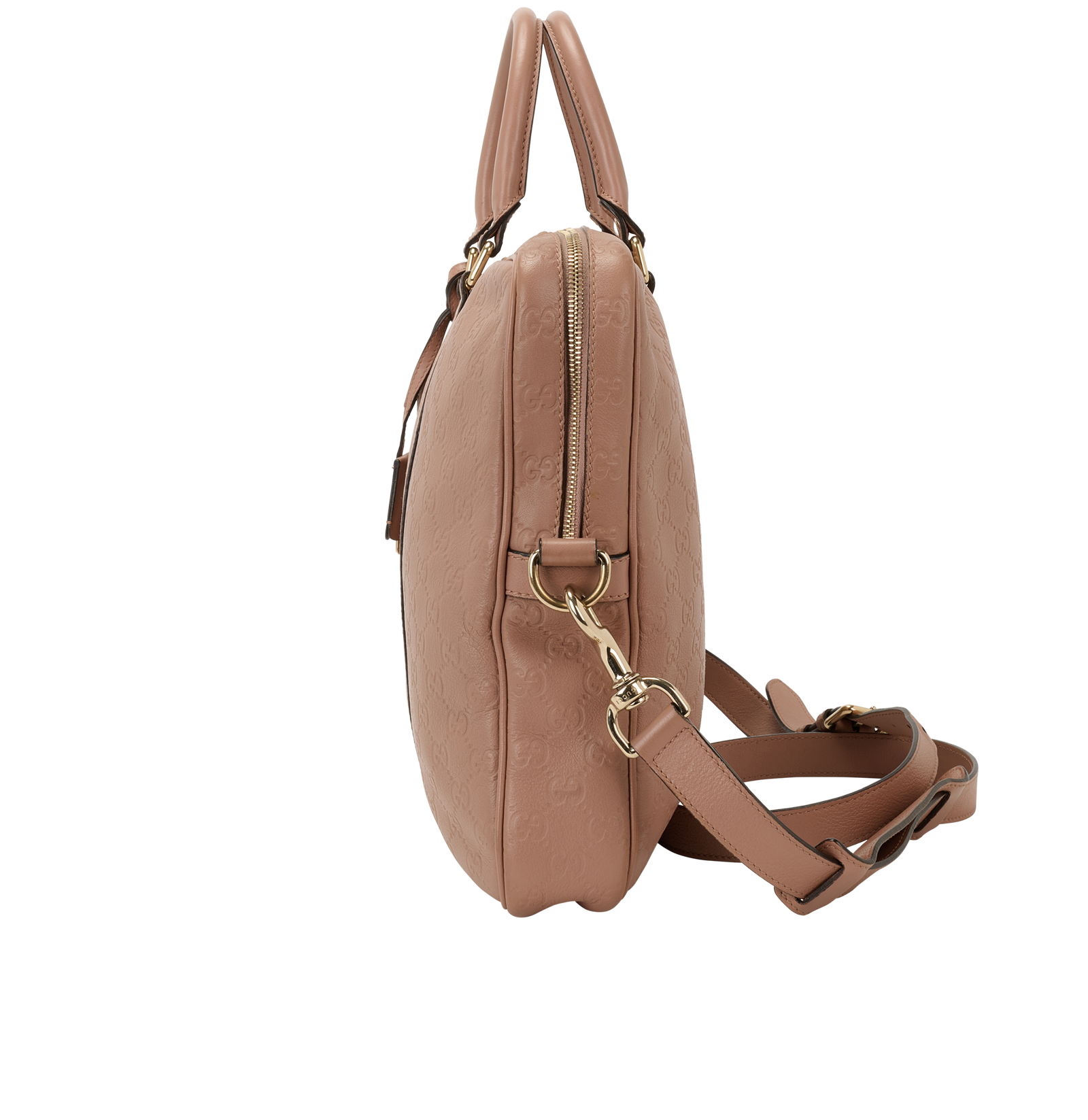 Briefcase, &pound;495, Handbags, Pink, Leather, Bottom view